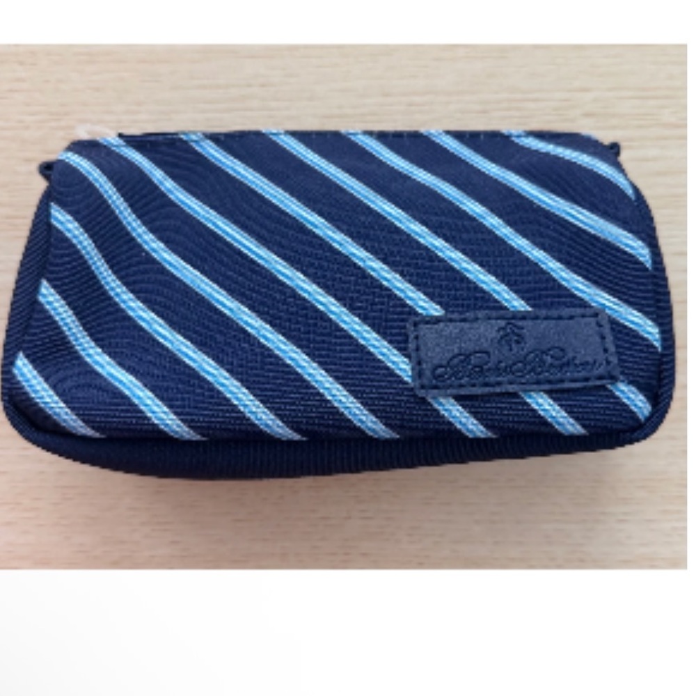 Brooks Brothers Amenity Pouch/Wash Pouch/Toiletry Bag